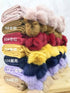 Solid Colour Soft Pom Pom Cashmere Shawl